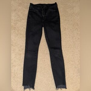 MOTHER Women's Black Skinny Jeans